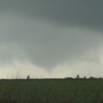 First tornado forms about 7 miles northeast of Goodnight, TX.