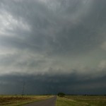 Supercell approaching Dover, Oklahoma.