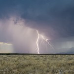 Looking south southwest from 15 miles southwest of Whites City, NM (8:29 pm CDT)