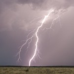 Looking southwest from 15 miles southwest of Whites City, NM (8:41 pm CDT)