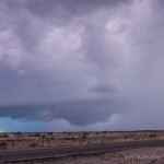 Looking southwest from 7.3 miles southwest of Loving, NM (9:35 pm CDT)