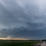 Looking northwest from 2.5 miles north northeast of Sutherland, NE (8:15 pm CDT)