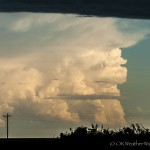 Looking south from 36.9 miles west southwest of Pep, NM (7:42 pm CDT)