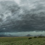 Looking west from 8.3 miles west southwest of Arnett, OK (7:58 pm CDT)