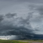 Looking north from 3.1 miles south southeast of Olive, MT (5:26 pm CDT)