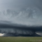 Looking northwest from 1.2 miles east northeast of Hammond, MT (6:35 pm CDT)