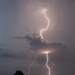 Looking northwest from 5.3 miles southeast of Omega, OK (9:03 pm CDT)