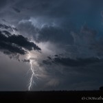 Looking southwest from 5.3 miles southeast of Omega, OK (9:31 pm CDT)