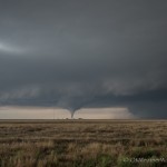 Looking southwest from 2.4 miles south southeast of Eva, OK (7:50 pm CDT)