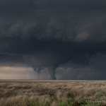 Looking southwest from 2.4 miles south southeast of Eva, OK (7:55 pm CDT)