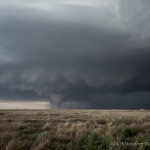 Looking west southwest from 2.4 miles south southeast of Eva, OK (7:56 pm CDT)