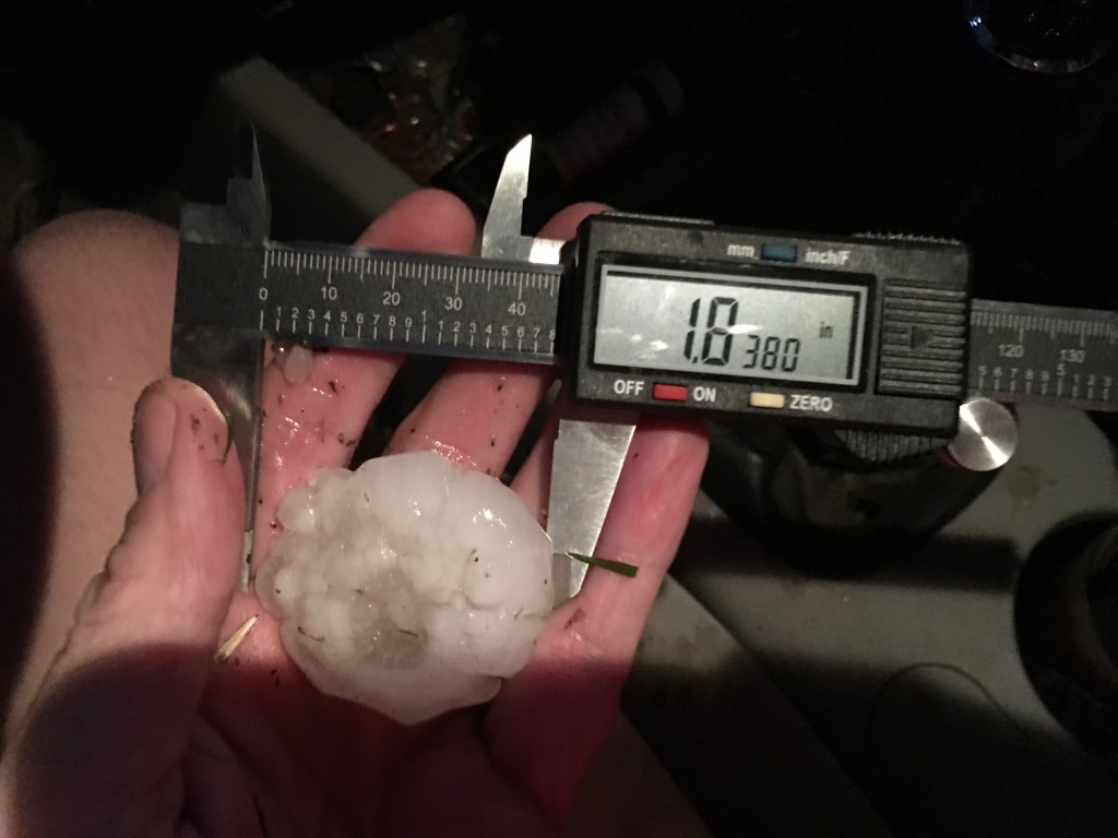 7:49 pm CDT - 4.9 miles south of Allen, Oklahoma